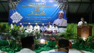 Tetap Jaga Prokes, Masjid Jami Anas Bani Malik Komplek Pondok Bahar Adakan Isro Mi’roj  