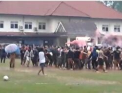 Adu Jotos Warnai Pertandingan Sepak Bola Antar OPD di Tangsel