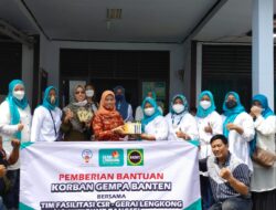 Peduli Bencana, CSR dan Gerai Lengkong Bersama BKMT Tangsel Salurkan Bantuan Kepada Korban Gempa Banten