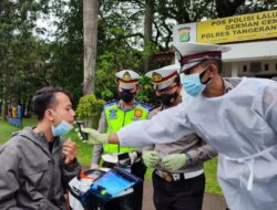 Sat lantas Gelar Test Kadar Alkohol Pada Pengendara, Untuk Hindari Laka lantas