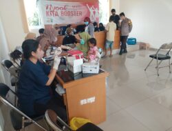 Kejar Target Vaksin Booster Polsek Legok Gelar di Dua Lokasi