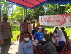 Hari libur Polsek Legok Tetap laksanakan Akselerasi Vaksin Booster Secara Mobile