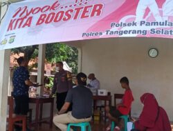 Polsek Pamulang Percepat Vaksinasi di 9 Titik Lokasi
