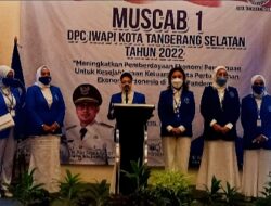 Buka Muscab Ke-1, Ketua Umum DPP Berharap IWAPI Tangsel Segera Bentuk Perwakilan di 7 Kecamatan