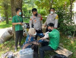 Memasuki 2 Hari Puasa Polsek Cisauk Gencar Vaksin Booster Dosis 1 2 dan 3