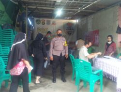 Polsek Ciputat Timur,Gas Pool Gelar Vaksin Booster Dosis 1,2 dan 3