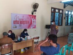Polsek Ciputat Timur,Gelar Vaksin Booster Dosis 1,2 dan 3 di Sawah Baru