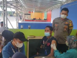 Menjelang Buka Puasa Polsek Legok Gelar Vaksin Booster