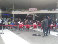 Polsek Pagedangan Laksanakan Akselerasi Vaksinasi Ramadhan di Qbig Mall