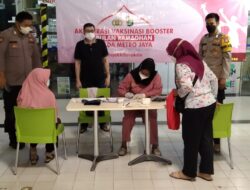 Percepat Pencapaian Target Minggu Polsek Serpong Tetap Layani Warga Vaksin Booster