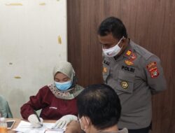 Kejar Target Polsek Ciputat Timur Terus Gencar Gelar Vaksin Booster