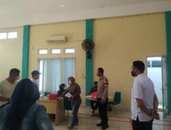 Antusias Warga Sawah Ikut Vaksin Yang di Adakan Polsek Ciptim
