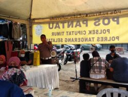 Salah Satu Syarat Mudik , Polsek Ciputat Timur Terus Galakkan Vaksin Booster