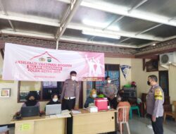 Hari Minggu Polsek Legok Tetap Layani Warga Vaksin Booster