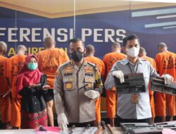 Satreskrim Polresta Cirebon Ungkap 3 Kasus Tindak Pidana 10 Tersangka Diamankan