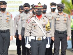 Kasat Lantas Polres Ciko Akp Triyono dipercaya Menjadi Danup Apel Gelar Pasukan Ops Ketupat Lodaya 2022