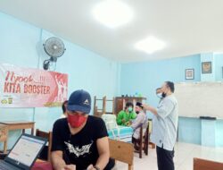 Nyook Booster,Salah Satu Syarat mudik Polsek Ciputat Timur Terus layani Warga Vaksin