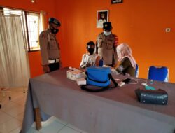 Polsek Widasari Gencar Menggelar Layanan Vaksinasi Menjelang Idul Fitri 1443 H