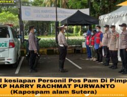 Dirikan Pos pam Alam Sutra : ini pesan Kapolse Serpong