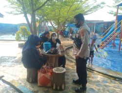 Patroli Ke Tempat Wisata Kolam Renang, Polisi Beri Himbauan