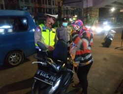 Demi Keamanan Masyarakat, Polsek Ciputat Timur Tak Hentinya Giat Patroli Malam Hari