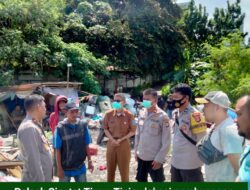 Polsek Ciputat Timur Tinjau TPS, Rencana Lokasi Peresmian Stasiun Pondok Ranji