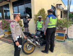 Sat Lantas Polresta Cirebon Gelar Razia Knalpot Bising