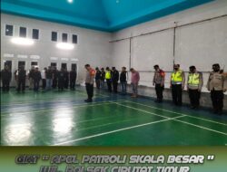 Polsek Ciputat Timur Gelar Apel Persiapan Patroli Gabungan Skla Besar