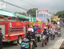 Polsek Cijeruk bersama Damkar evakuasi Kebakaran di Pondok Pesantren Diduga Akibat Korsleting Listrik
