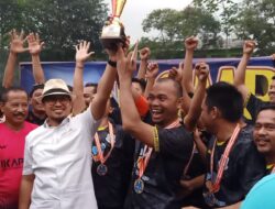 Kompetisi Sepak Bola Tiga Pilar ,Kelurahan Ciputat Juara Pertama