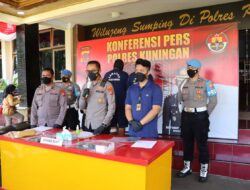 Sat Reskrim Polres Kuningan Tangkap Pelaku Pencurian Dengan Kekerasan