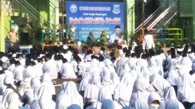 Dalam Rangka Kegiatan Acara Tasyakuran SMPN 12 Tangerang Selatan Santuni Yatim Duafa Sebanyak 110 Anak