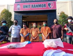 Sat Reskrim Polresta Cirebon Bekuk Tiga Pelaku Jaringan Bobol Mini Market