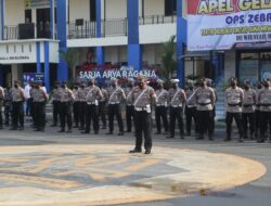 Apel Gelar Pasukan Operasi Zebra Candi 2022 Polres Cilacap