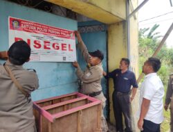 Rumah Tinggal Dijalan Oscar Raya Diduga Tempat Prostitusi Online Disegel Satpol PP Tangsel