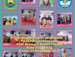 SDN Bojong 4 Kota Tangerang Adakan Giat P5 Dengan Mengusung Tema “Mengenal Lebih Dekat Keanekaragaman Budaya Indonesia Dengan Nilai Berkebhinekaan Tunggal Ika”
