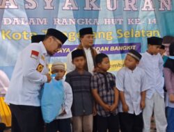 Tasyakuran HUT Tangsel Ke-14 di Rangkai Dengan Santunan Anak Yatim Piatu