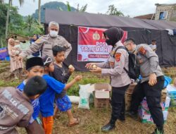 Peduli Anak – Anak Kapolres Ciko Kirimkan Personel Guna Giat Trauma Healing  Paska Gempa Cianjur