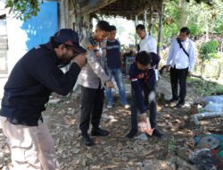 Waka Polres Indramayu Kompol Arman Sahti Cek TKP Penemuan Seorang Mayat Di Desa Eretan Kulon