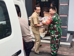 Rasa Bentuk Kemanusiaan Polsek Cikijing Bersama Muspika Salurkan Bansos Untuk Korban Gempa Cianjur