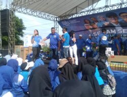 Dihibur Artis Ibukota,Ribuan Simpatisan PAN Ikut Senam Sehat
