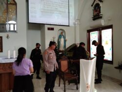 Kapolres Indramayu Pimpin Pelaksanaan Kegiatan Sterilisasi Gereja