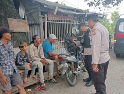 Polsek Ciwaringin Polresta Cirebon Memberi Himbauan Kepada Parkir Liar