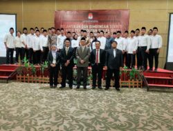 KPU Tangerang Selatan Gelar Acara Pelantikan PPS Sekaligus Bimbingan Teknis dan Jalan Sehat Guna Sukseskan Pemilu 2024