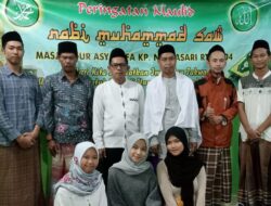 Maulid Nabi Muhammad Sekalian Pembentukan Remaja Masjid Nur Asy Syifa Desa Gunung Sari Bogor
