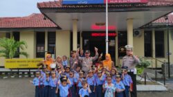 Mewujudkan Program Polisi Sahabat Anak Polsek Losari Polresta Cirebon Menerima Kunjungan Paud Al- Wahid