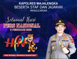 Kapolres Majalengka Meyampaikan Ucapkan Selamat Hari Pers Nasional Kepada Seluruh Insan Pers