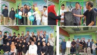 Launching Bank Sampah RWK 015 dan Penyerahan SK Kepada Direktur Oleh Lurah Kedaung