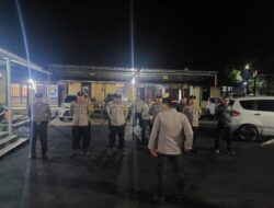 Kapolsek Sukahaji Pimpin Apel KRYD Guna Antisipasi Gangguan Kamtibmas Malam Minggu