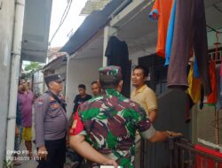 Binmas Dan Babinsa Kelurahan Kedaung Cek Lokasi Wanita Percobaan Bunuh Diri